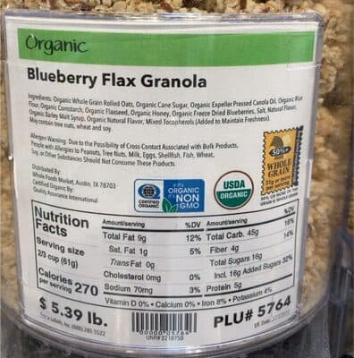 Blueberry Flax Granola