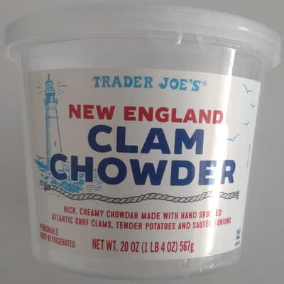 New England clam chowder