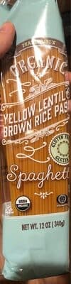 Organic Yellow Lentil & Brown Rice Spaghetti
