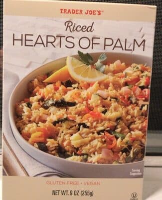 Riced Hearts of Palm