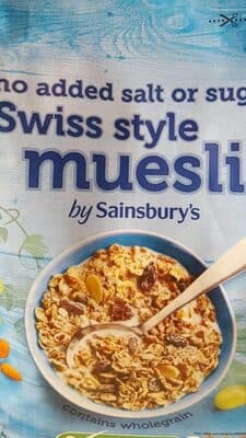 Swiss style muesli
