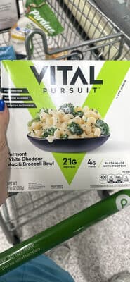 Vermont White Cheddar Mac & Broccoli Bowl