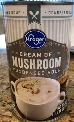 Cream of mushroom condensed soup