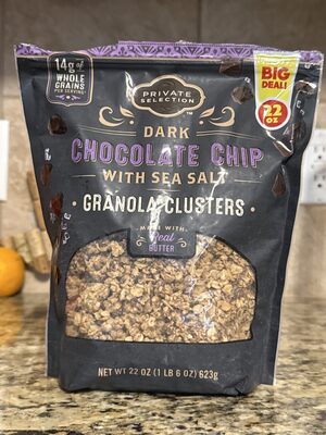 Dark Chocolate Chip with Sea Salt Granola Clusters