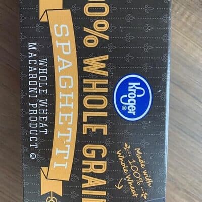 100% whole grain spaghetti