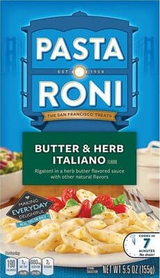 Pasta roni herb and butter rigatoni mix