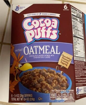 Covo puffs oatmeal