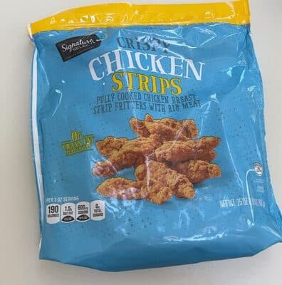 Crispy chicken strips