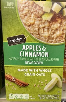 Instant oatmeal Apples & Cinnamon