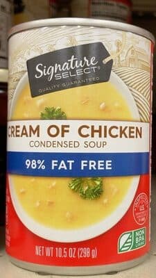cream of chicken condensed soup