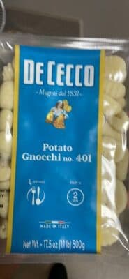 Potato Gnocchi no. 401