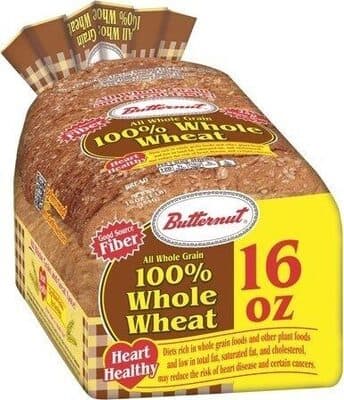 All Whole Grain 100% Whole Wheat Bread