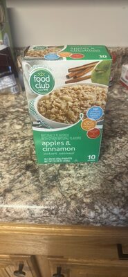 apples & cinnamon instant oatmeal