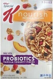 Nourish probiotics vanilla yogurty pieces cereal