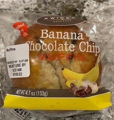 Banana Chocolate Chip Muffin