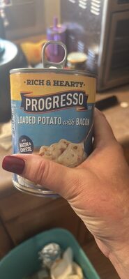 Loaded Potato with Bacon Soup