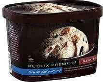 Premium classic chocolate chip cookie dough ice cream