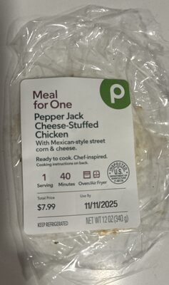 Pepper Jack Cheese-Stuffed Chicken with Mexican-Style Street Corn