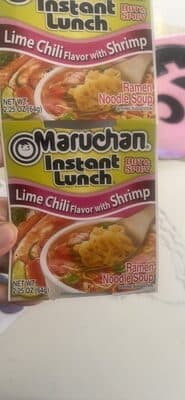 Lime Chili Flavor with Shrimp Ramen Noodle Soup
