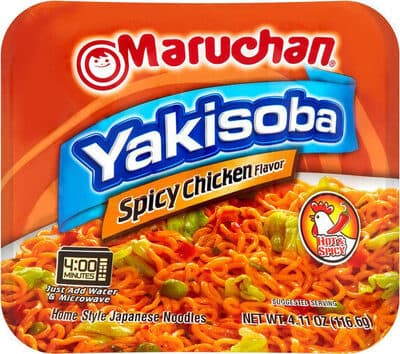 Yakisoba spicy chicken flavor