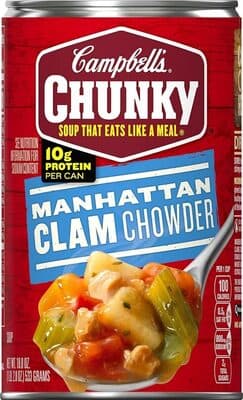 Manhattan clam chowder