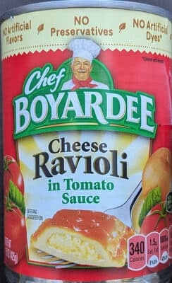 Ravioli in tomato sauce