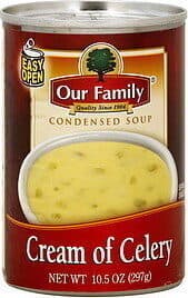 Cream of celery condensed soup