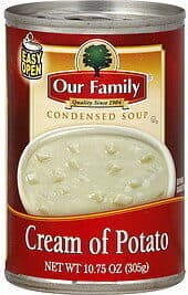 Cream of potato condensed soup
