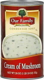 Cream of mushroom condensed soup