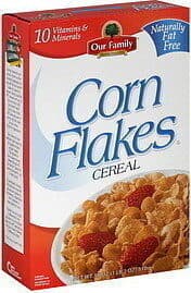 Corn flakes cereal