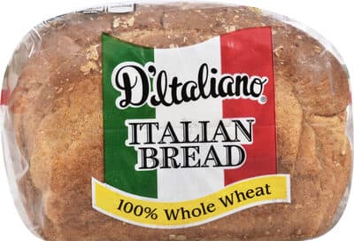 100% Whole Wheat Italian Bread