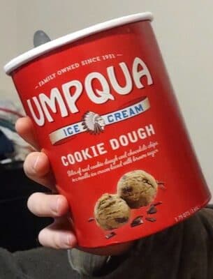 Cookie dough ice cream