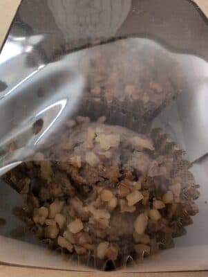 Banana Carrot Oat Muffin with Walnuts. Vegan