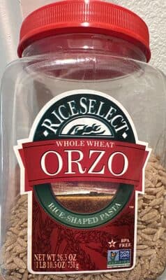 Orzo Whole Wheat Pasta