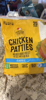 Chicken Patties Breaded Chicken Breast Patties with Rib Meat