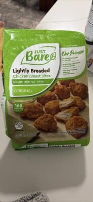 Lightly Breaded Chicken Breast Bites