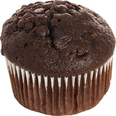 Delicious essentials chocolate chocolate chip muffin