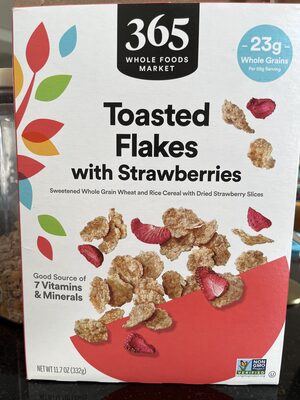 Toasted Flakes With Strawberries