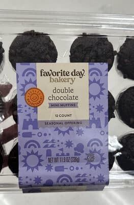 Double Chocolate Mini Muffins