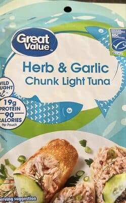 Herb and garlic chunk like tuna