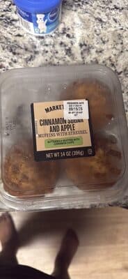 Cinnamon Sugar and Apple Muffins with Streusel