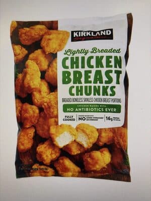 Lightly Breaded Chicken Breast Chunks