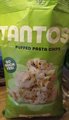 Puffed Pasta Chips - Pesto