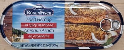 Fried herring in spicy marinade