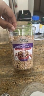 Cranberry Vanilla Crunch Granola