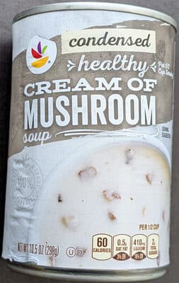 Cream of mushroom condensed soup
