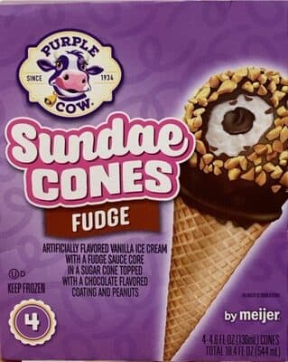 Sundae Cones Fudge