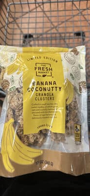 Banana Coconutty Granola Clusters