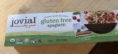 organic brown rice pasta spaghetti