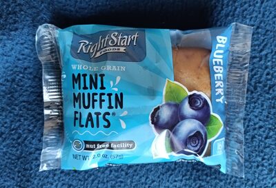 Mini Muffin Flats Blueberry